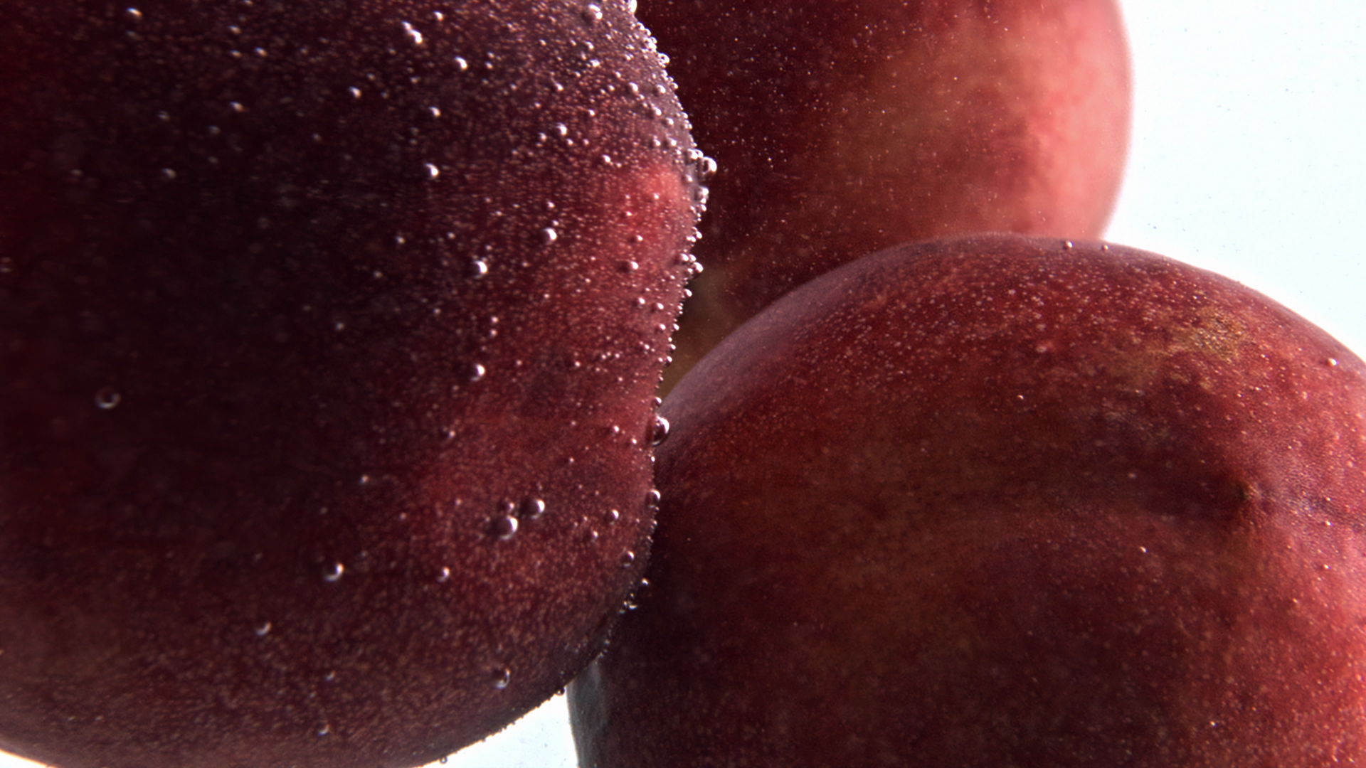 Detaillierte Macro-Aufnahme eines Pfirsichs